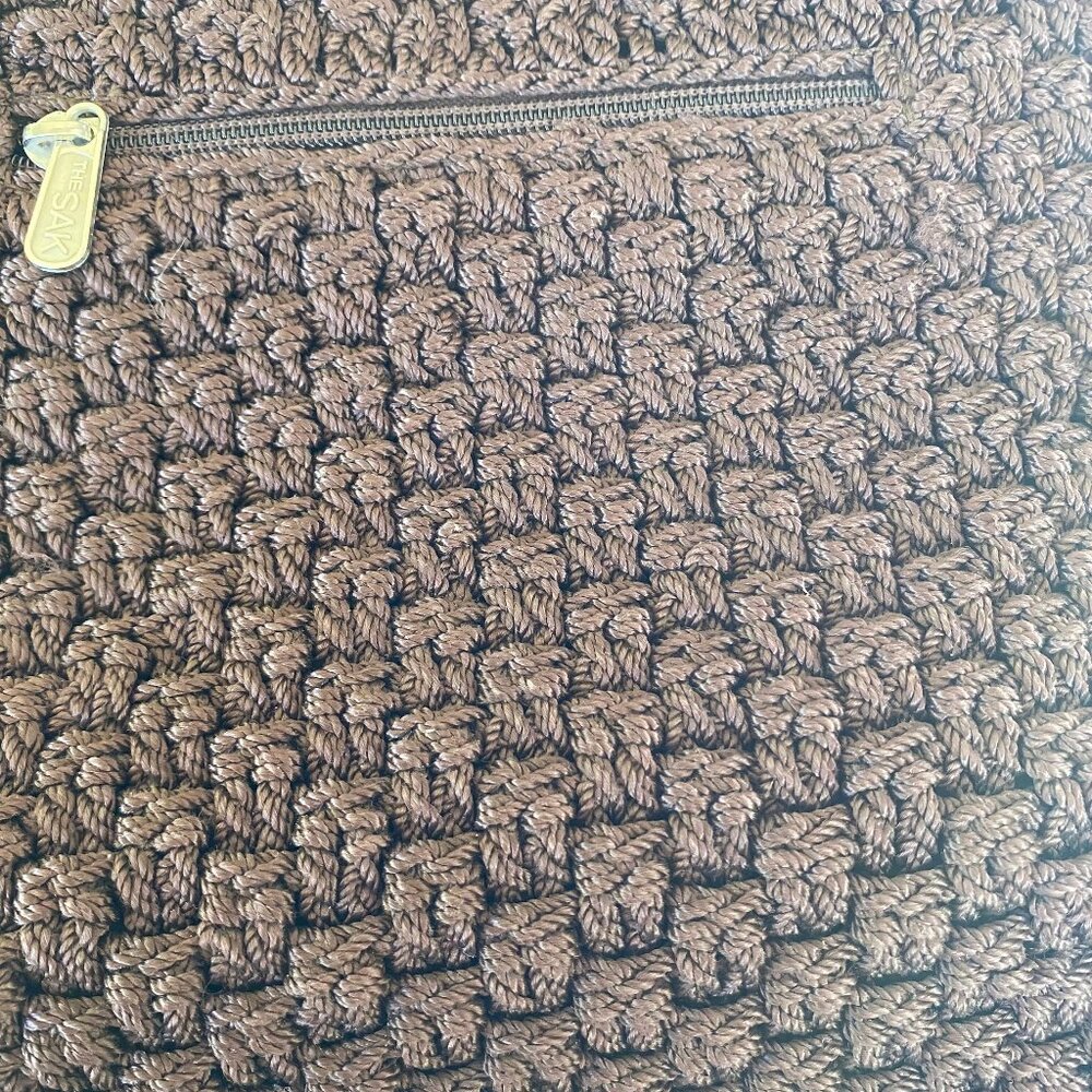The Sak Woven Brown Shoulder Bag - Picture 7 of 16